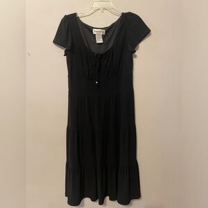 Danny & Nicole Black short sleeve dress Sz 10